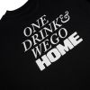 ONEDRINKANDWEGOHOME - OD RACING TEAM TEE/ BLACK