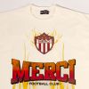 MERCI CLUB - SOCCER JERSEY TEE / WHITE