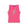 VGH - MELODY LOGO GREEN TANK TOP / PINK