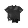 TZ WORLDWIDE - RAVAGED TEE / WASHED BLACK