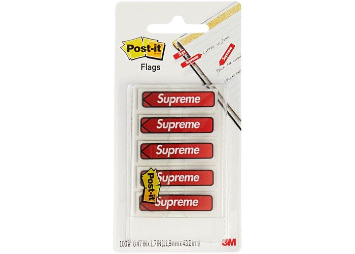 Supreme SS19 Post-it Flags