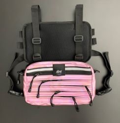 NORM TTANK BAG PINK HOLOGRAM CHROME