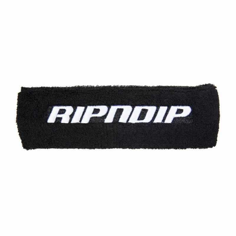 RIPNDIP FAST TERRY CLOTH SWEATBAND BLACK