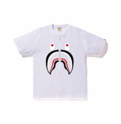 BAPE 'SHARK' TEE  WHITE