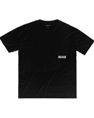 BIAS 'OVERSIZED' TEE BLACK