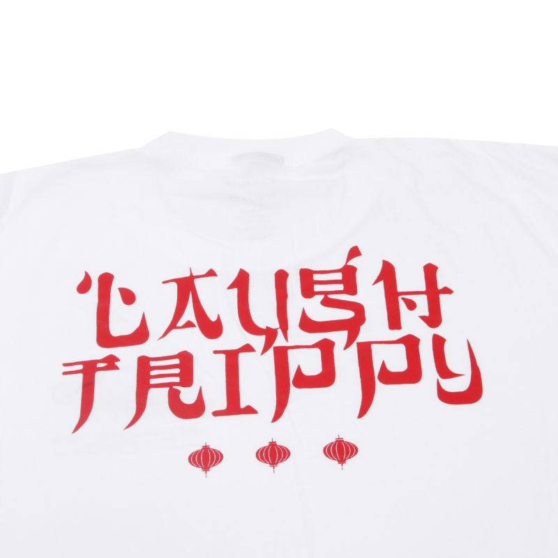 LAUGH x TRIPPY CNY21 TEE WHITE