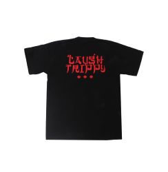 LAUGH x TRIPPY 'CNY21' TEE BLACK