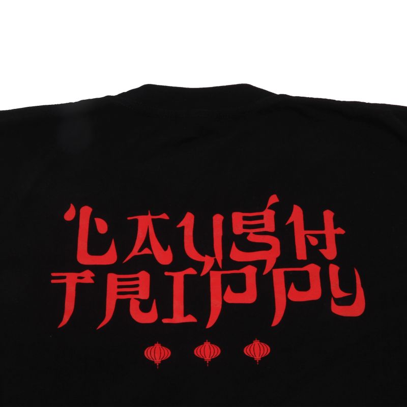 LAUGH x TRIPPY CNY21 TEE BLACK