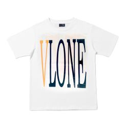 VLONE 'LOGO' TEE WHITE (YELLOW/BLACK)