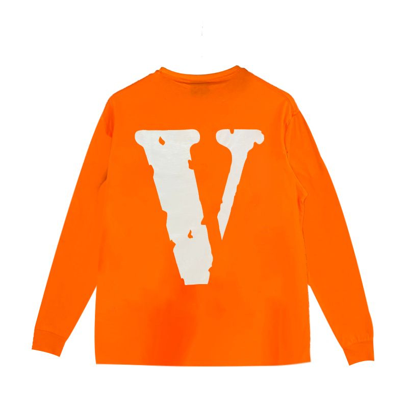VLONE LOGO L/S TEE ORANGE (WHITE/BLACK) ฿7,900 บาท