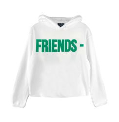 VLONE 'FRIEND' V-INSIDE HOODIE WHITE (GREEN)