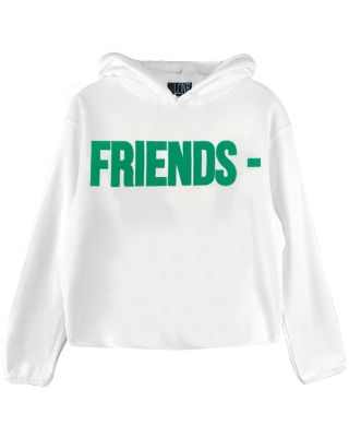 VLONE 'FRIEND' V-INSIDE HOODIE WHITE (GREEN)
