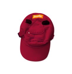 SMILE CLUB 'THE MASK' CAP RED