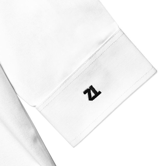 TZWORLDWIDE Oversized Long Sleeve Shirt - White