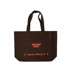 15F OUTDOOR GEAR OVERSIZE TOTEBAG BROWN