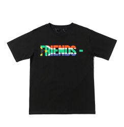 VLONE 'FRIEND' TEE BLACK (SOUTH AFRICA)