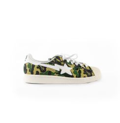 ADIDAS x  A BATHING APE SUPERSTAR 80'S CAMO (GREEN)