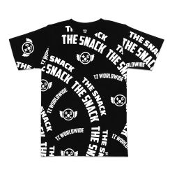 TZWORLDWIDE X THE SNACK TEE BLACK