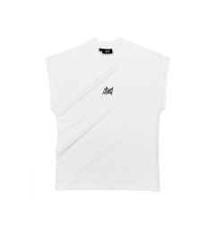 NORM “NOS” NO SLEEVE TEE  WHITE