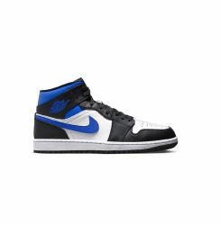 NIKE AIR JORDAN 1 MID WHITE BLACK ROYAL
