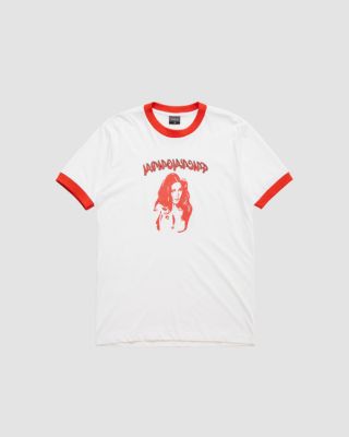 FUXURY ‘MINA’ RED RINGER TEE