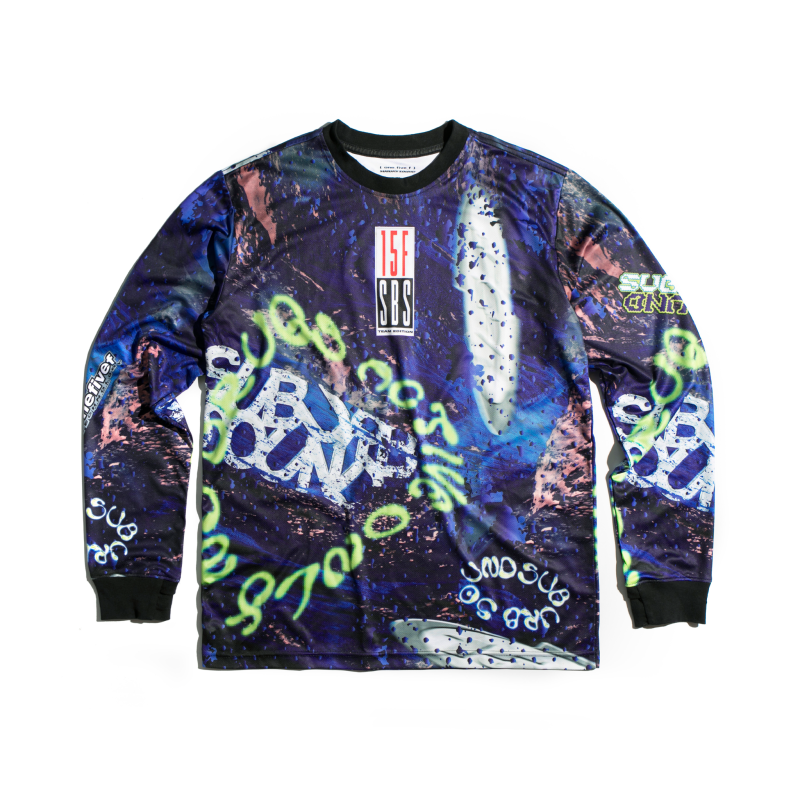 15F x SUBURB SOUND WHATISZRONG Z1 LONG SLEEVE JERSEY