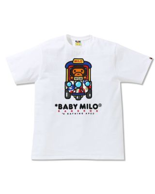 BAPE 'BABY MILO BANGKOK 6TH' TEE WHITE
