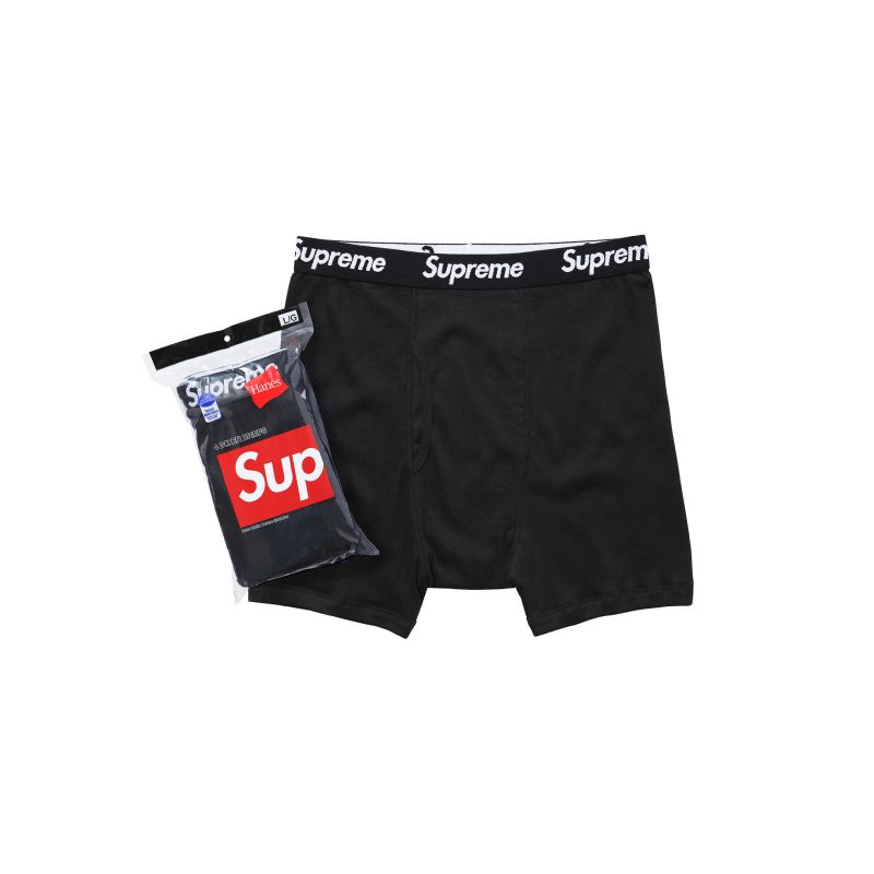 Supreme/Hanes Boxer brief BLACK