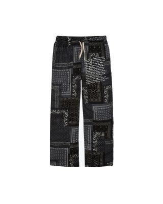FUXURY 'BANDANA' CHILL PANTS - BLACK