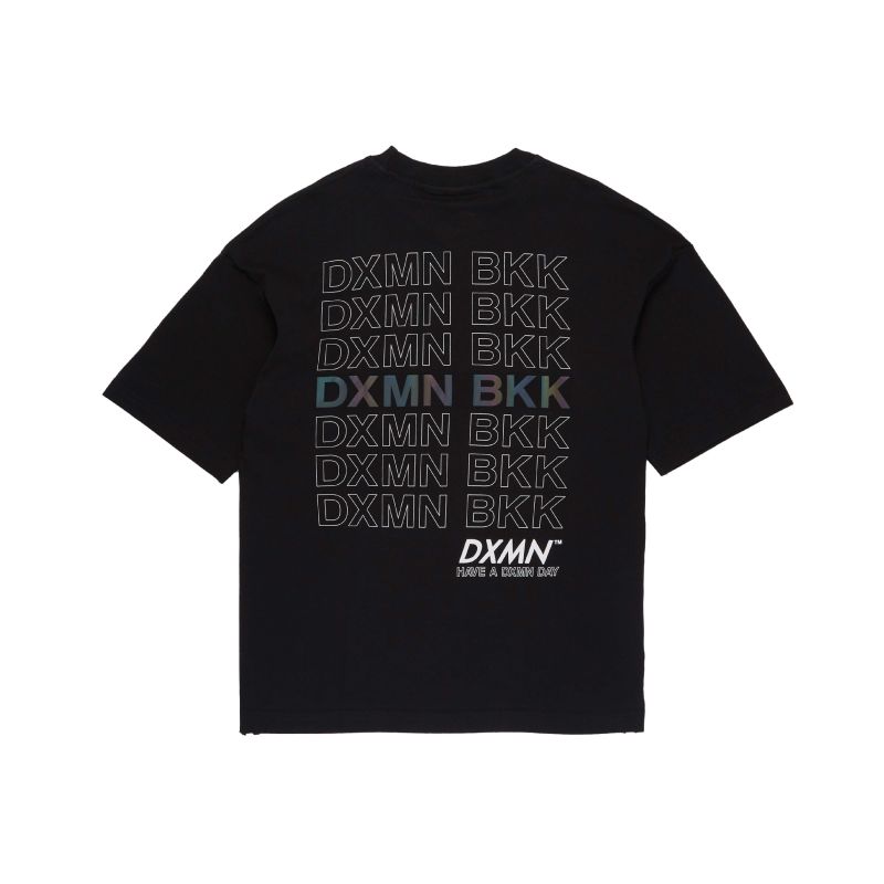DXMN HAVE A DXMN DAY V2 OVERSIZED TEE - BLACK