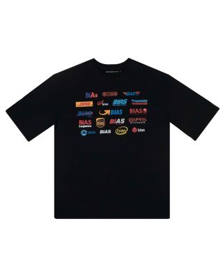 BIAS 'LOGISTIC' TEE - BLACK