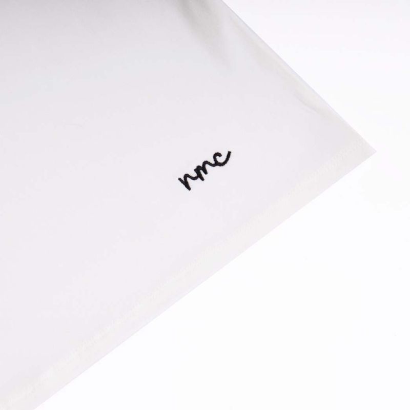 NMC CROP TEE - WHITE