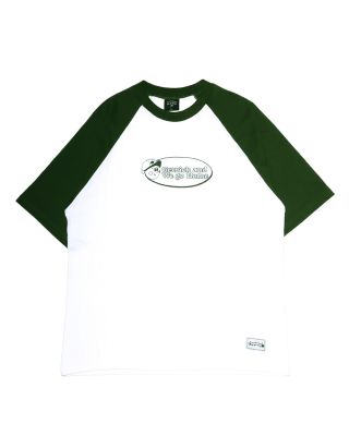 GET RICH AND WE GO HOME RAGNAL TEE - GREEN