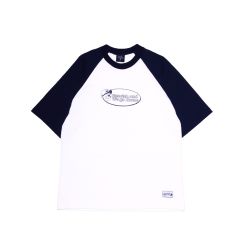 GET RICH AND WE GO HOME RAGNAL TEE - NAVY