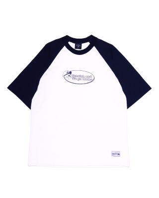 GET RICH AND WE GO HOME RAGNAL TEE - NAVY