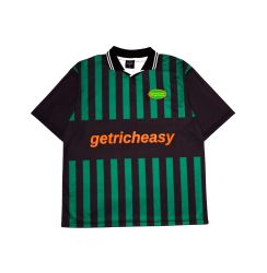 GET RICH AND WE GO HOME FOOTBALL JERSEY - GREEN