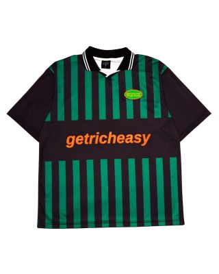 GET RICH AND WE GO HOME FOOTBALL JERSEY - GREEN