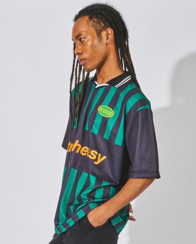 GET RICH AND WE GO HOME FOOTBALL JERSEY - GREEN
