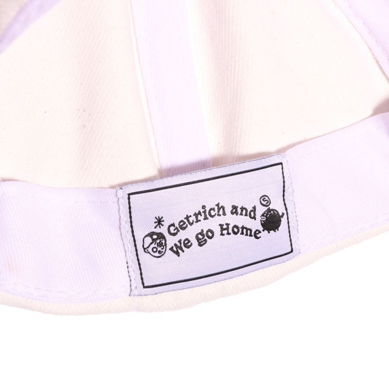 GET RICH AND WE GO HOME CAP - WHITE