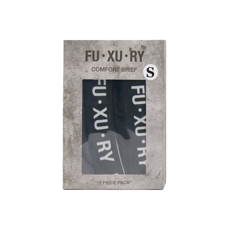 FUXURY BOXER BRIEF V.2 BOX SET (CEMENT&BLACK )
