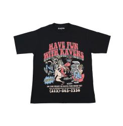 RAVENS 'HAVE FUN WITH RAVENS' TEE - BLACK
