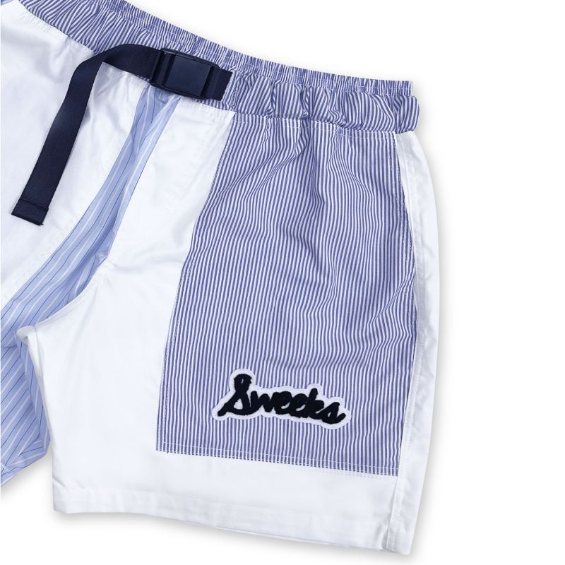 SWEEKS STRIPED MIXED SHORTS - OCEAN