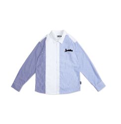 SWEEKS 'STRIPED MIXED' L/S SHIRTS - OCEAN