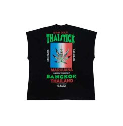 SMILE CLUB 'THAI STICK 420' NO SLEEVE TEE