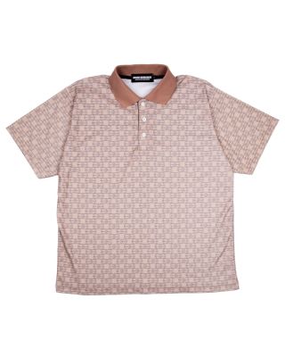 ONE DRINK 'MONOGRAM OD' POLO - CREAM