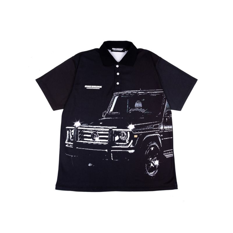 ONE DRINK DRIVING POLO - BLACK