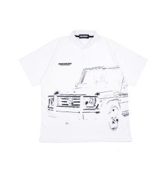 ONE DRINK 'DRIVING' POLO - WHITE