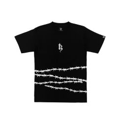 TZ BARBED WIRE TEE - BLACK