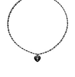 MYSTIC YOUTH 'HEART CROSS' NECKLACE