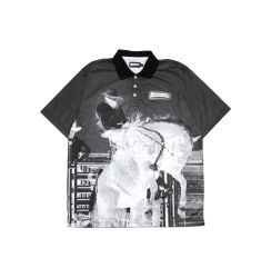 ONEDRINK HORSE POLO SHIRTS  /  BLACK